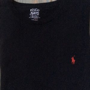 Men’s black Polo short sleeve T-shirt